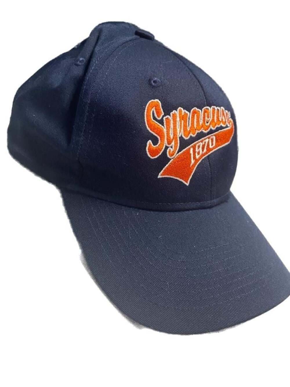 Syracuse University 1870 Embroidered Snapback Hat Navy Blue